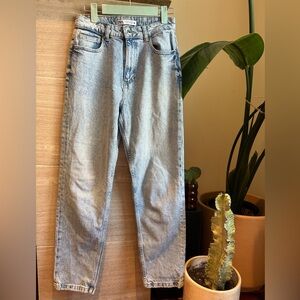 Zara Mom Fit Denim Jeans